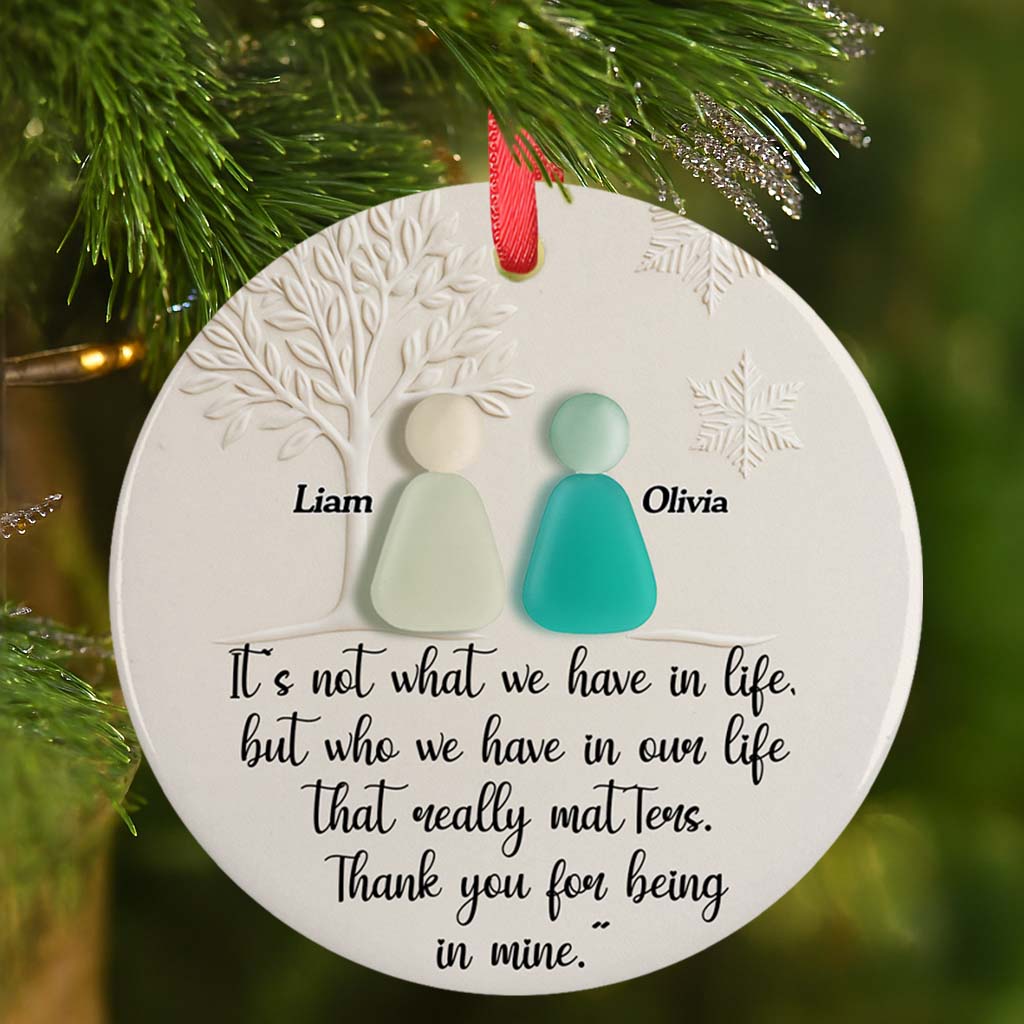 Shoreline Keepsakes - Personalized Sea Glass Ornament