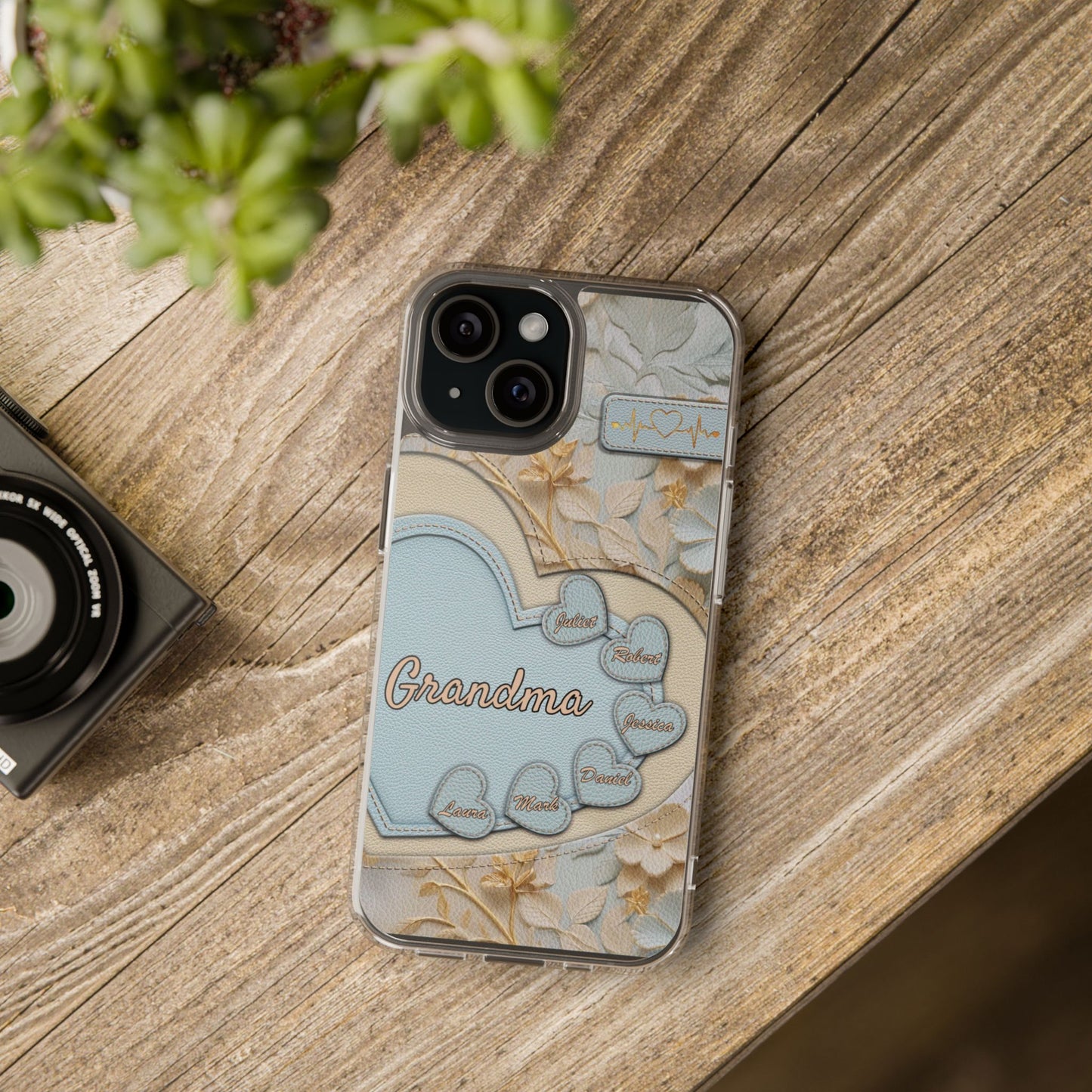 Heartfelt Love from Grandma - Personalized Clear Case
