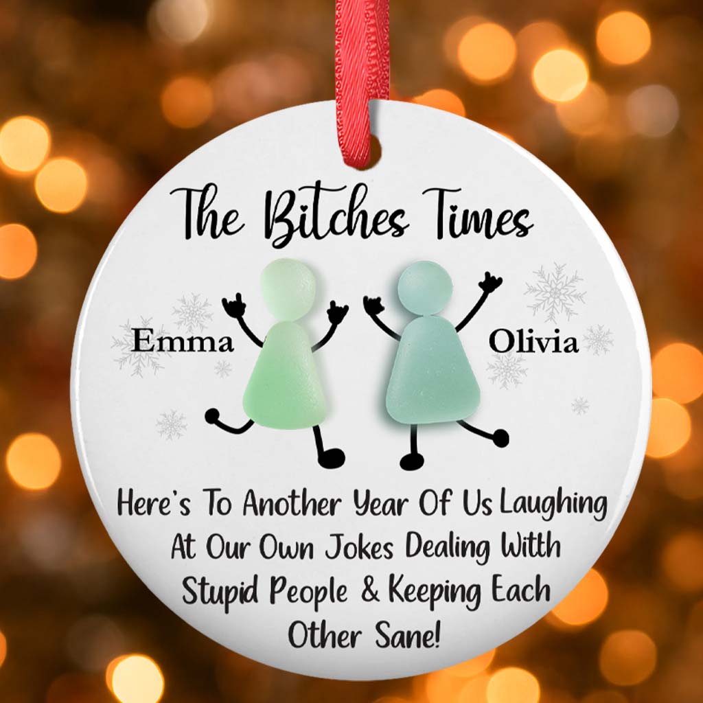 Sea Breeze Memories - Custom Personalized Ceramic Ornament