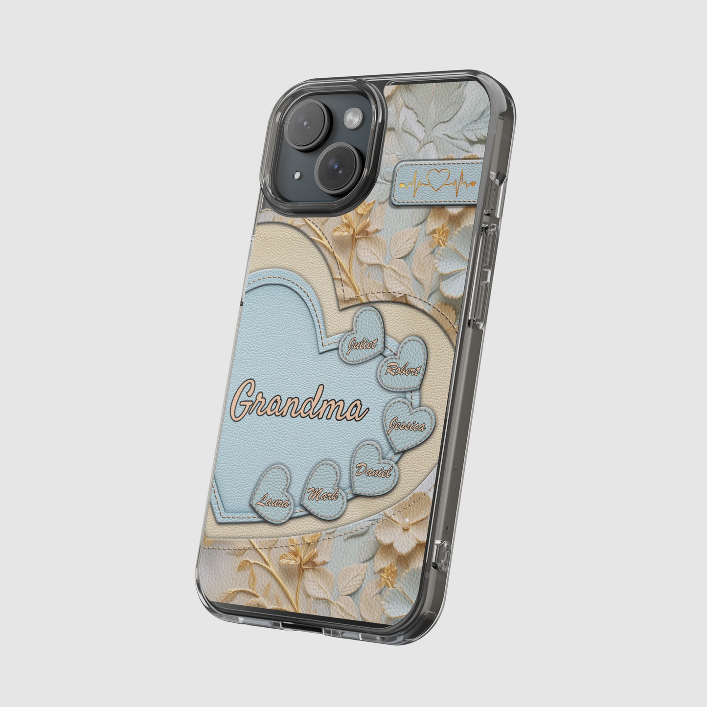Heartfelt Love from Grandma - Personalized Clear Case