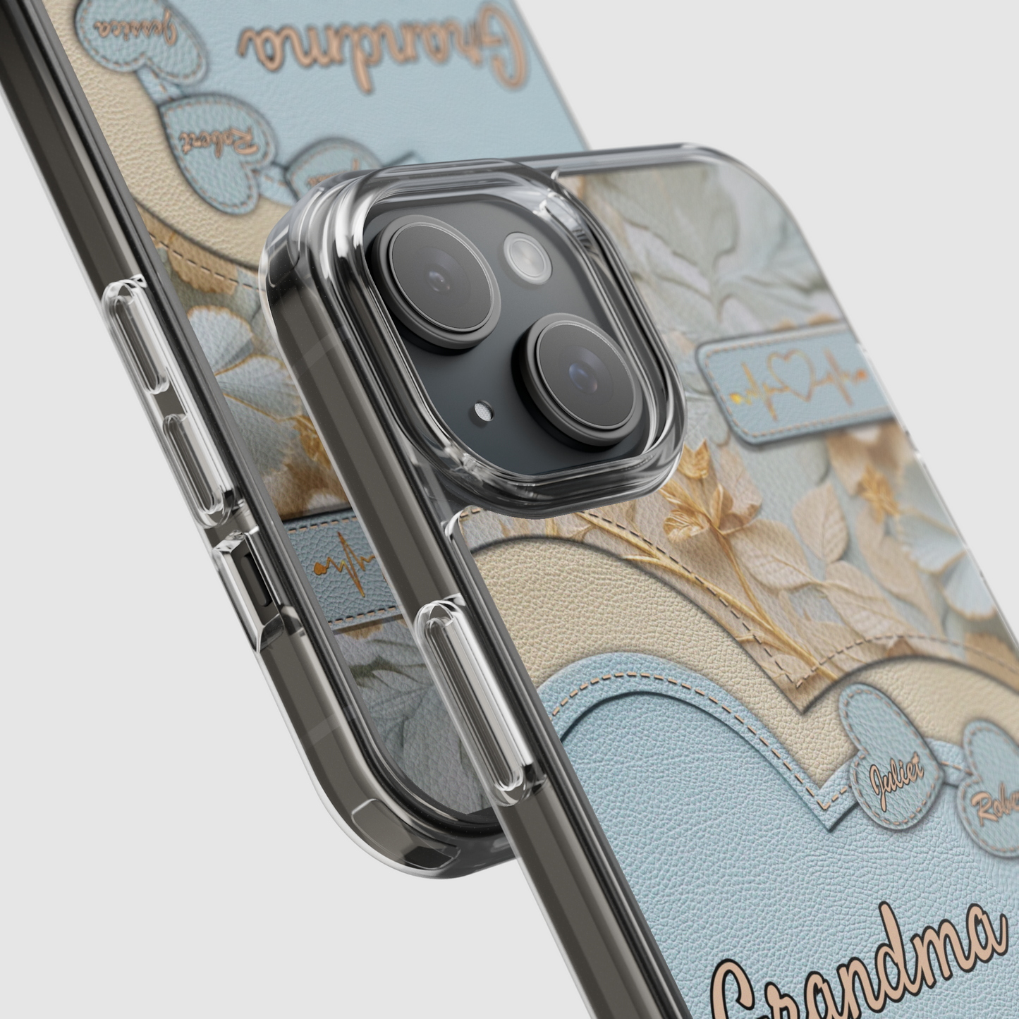 Heartfelt Love from Grandma - Personalized Clear Case