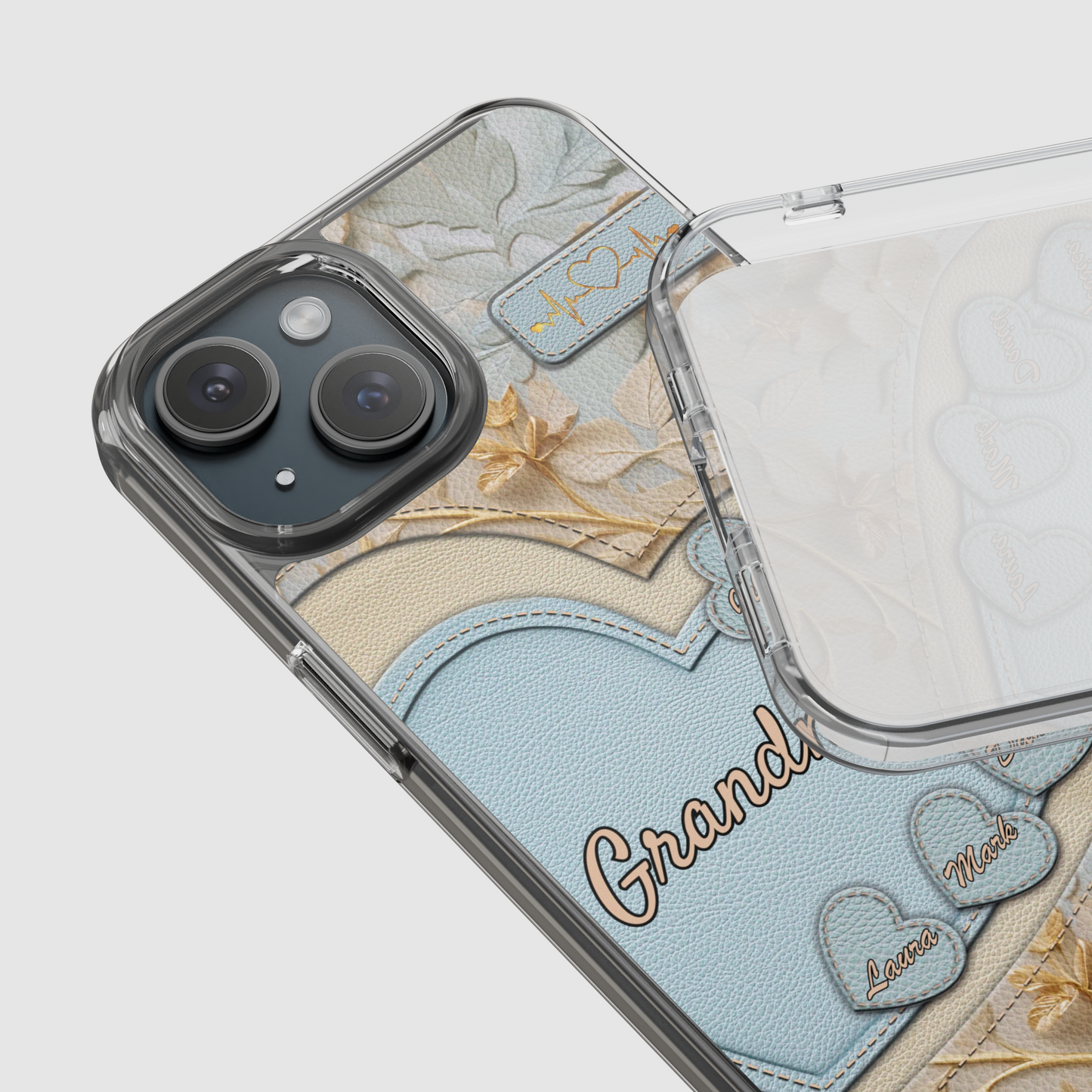Heartfelt Love from Grandma - Personalized Clear Case