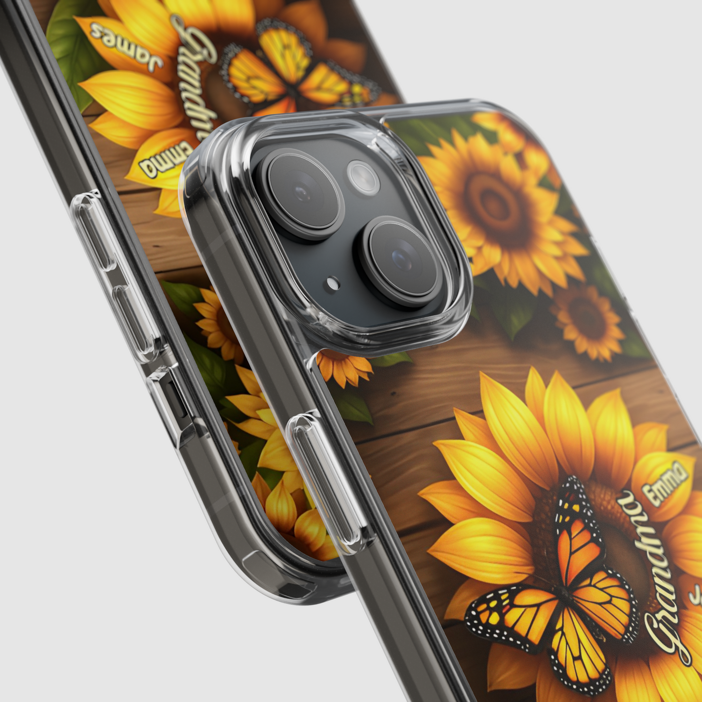 Personalized Grandma's Sunflower Garden Phone Case