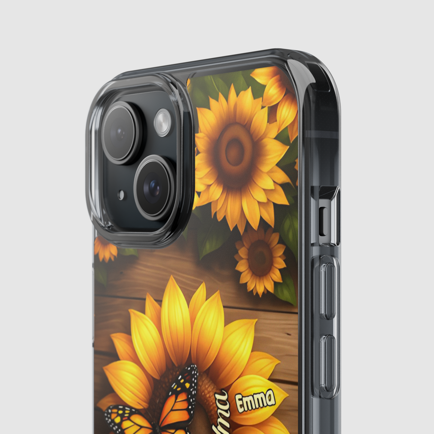 Personalized Grandma's Sunflower Garden Phone Case