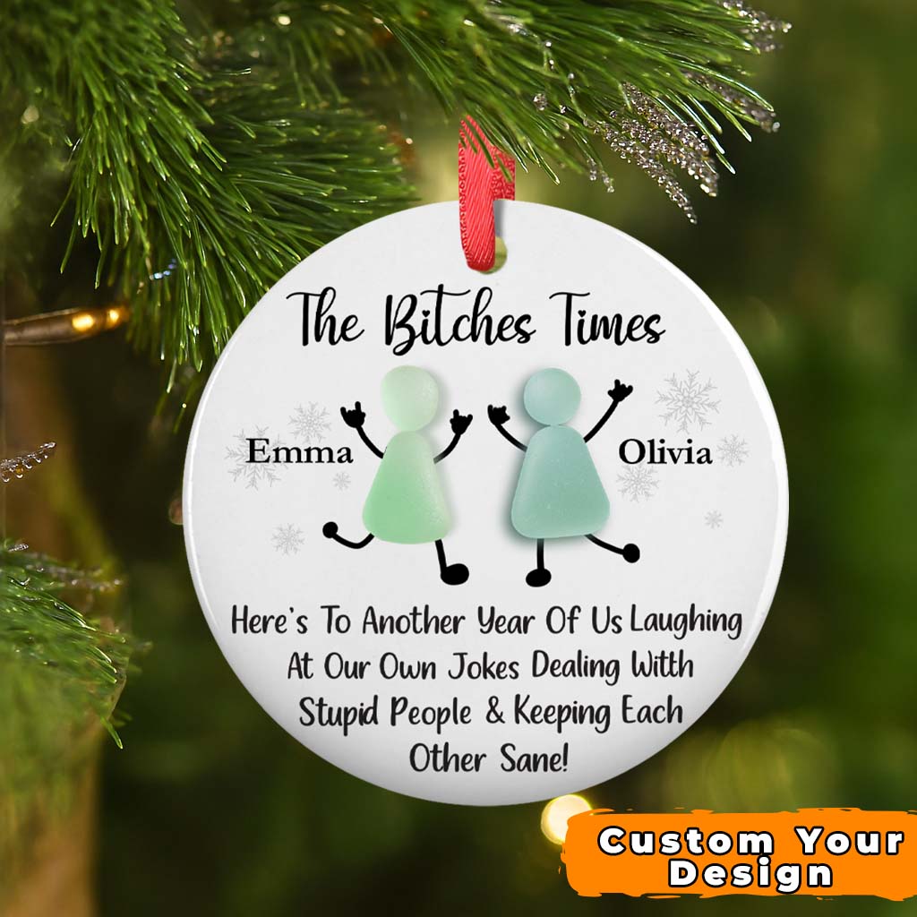 Sea Breeze Memories - Custom Personalized Ceramic Ornament