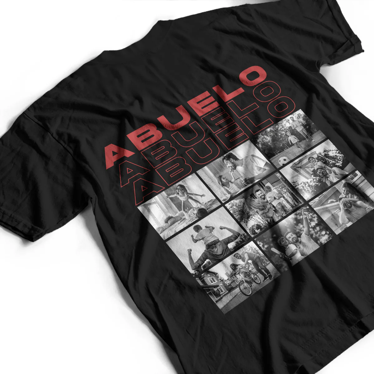 Custom Photo "Bootleg Rap Tee" Style Dad Apparel (T-Shirt, Hoodie, Sweatshirt)