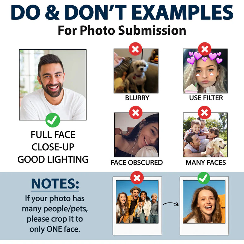 Personalized "Drive Safe Daddy" Cartoon Car Photo Ornament