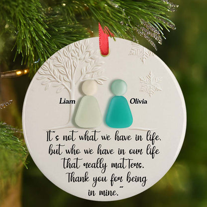 Shoreline Keepsakes - Personalized Sea Glass Ornament