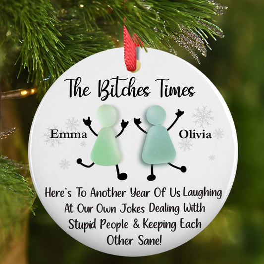 Sea Breeze Memories - Custom Personalized Ceramic Ornament