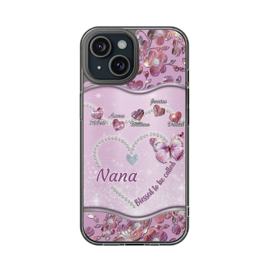 Sparkle & Shine 'Blessed to be Called Nana' Custom Phone Case
