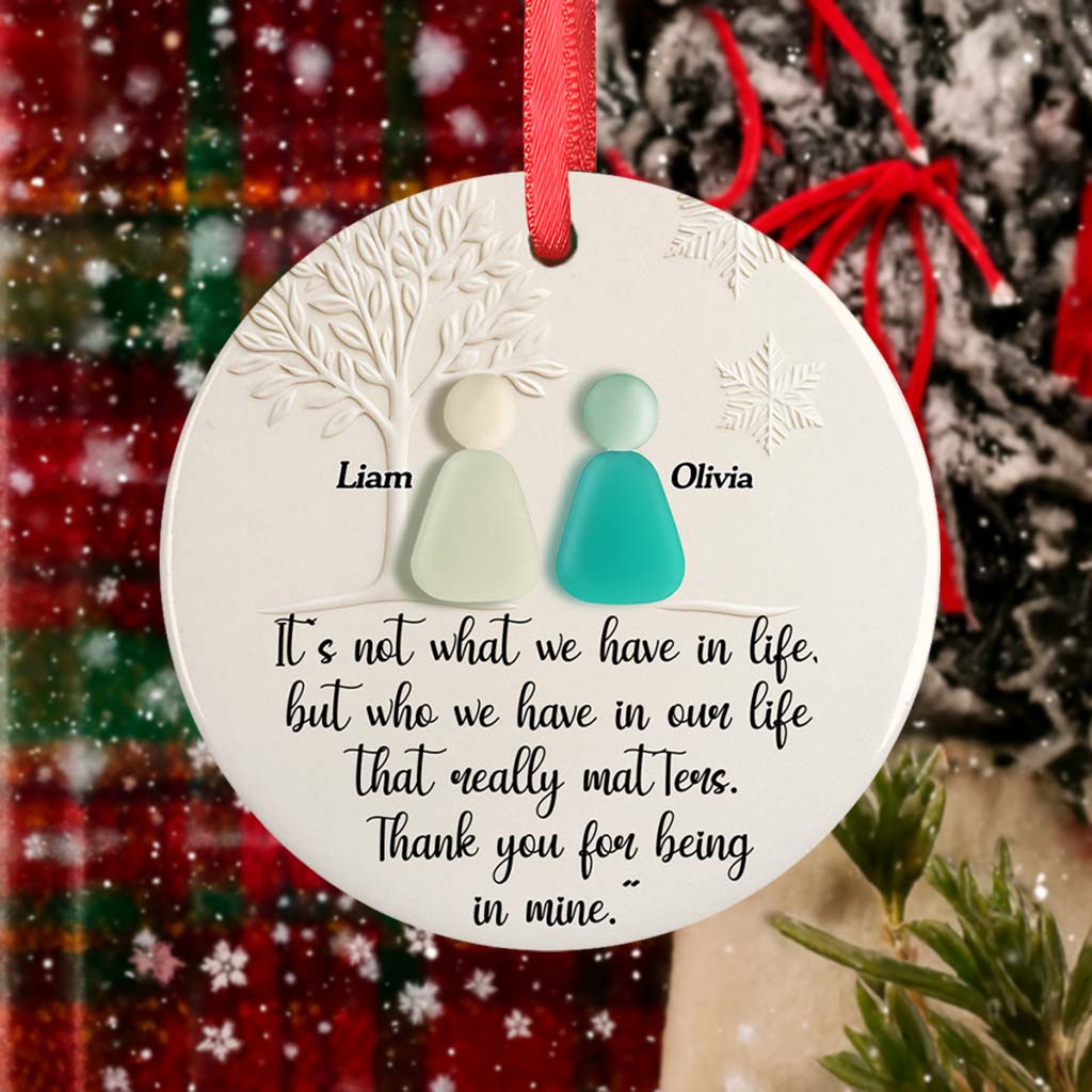 Shoreline Keepsakes - Personalized Sea Glass Ornament