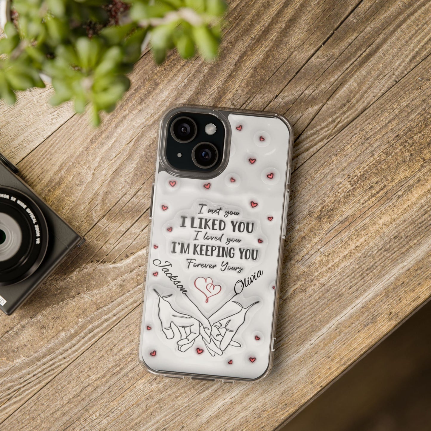 Personalized "I'm Keeping You" Couple's Phone Case