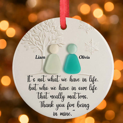Shoreline Keepsakes - Personalized Sea Glass Ornament