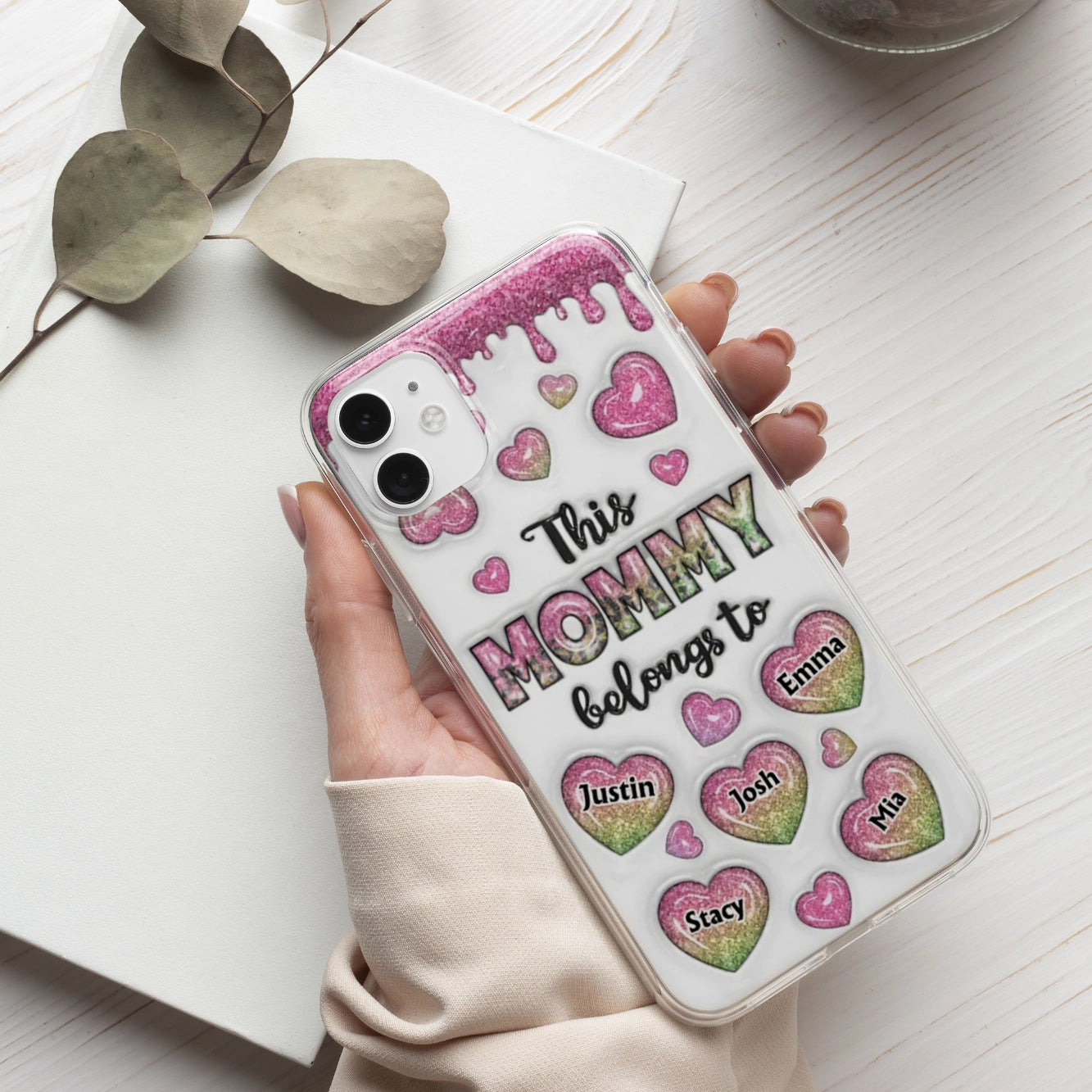 "This Mom/Grandma Belongs To" Personalized Phone Case
