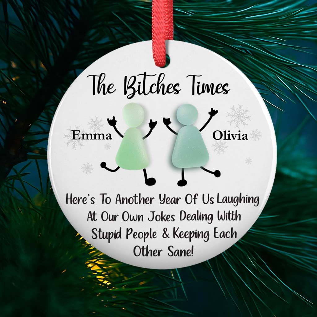 Sea Breeze Memories - Custom Personalized Ceramic Ornament