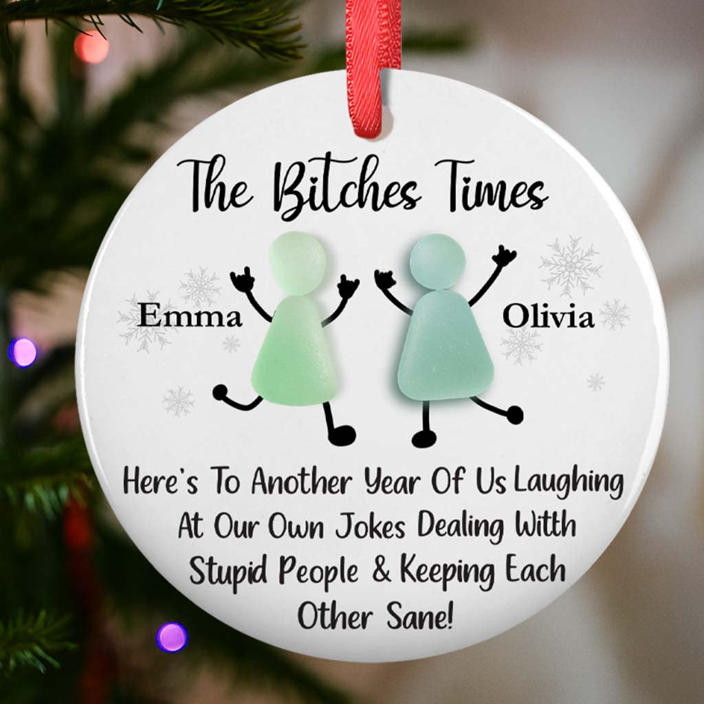 Sea Breeze Memories - Custom Personalized Ceramic Ornament
