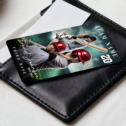 Custom Photo Baseball Card - Personalized "Pro Series" (Solo or Collage)