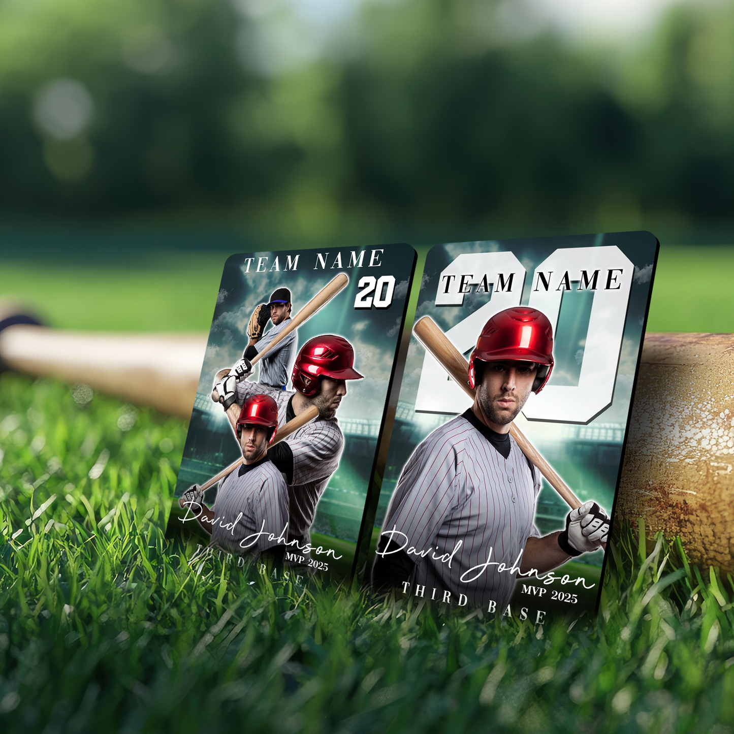 Custom Photo Baseball Card - Personalized "Pro Series" (Solo or Collage)