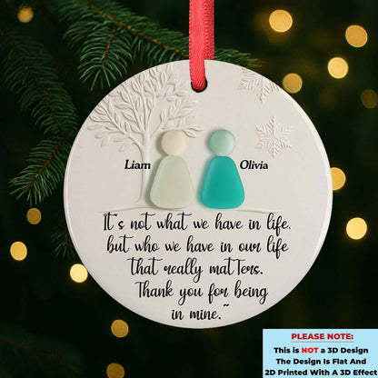 Shoreline Keepsakes - Personalized Sea Glass Ornament
