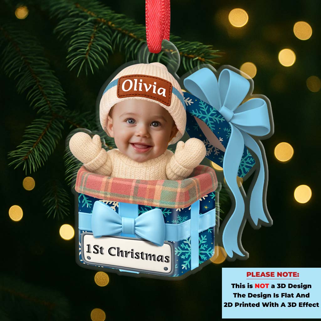 Baby Inside Gift - Personalized Customized Acrylic Ornament