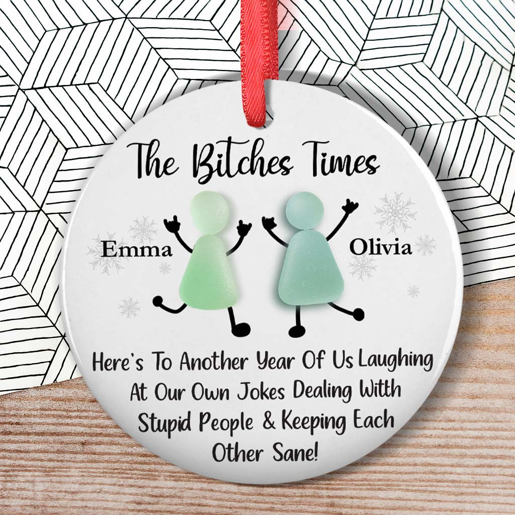 Sea Breeze Memories - Custom Personalized Ceramic Ornament