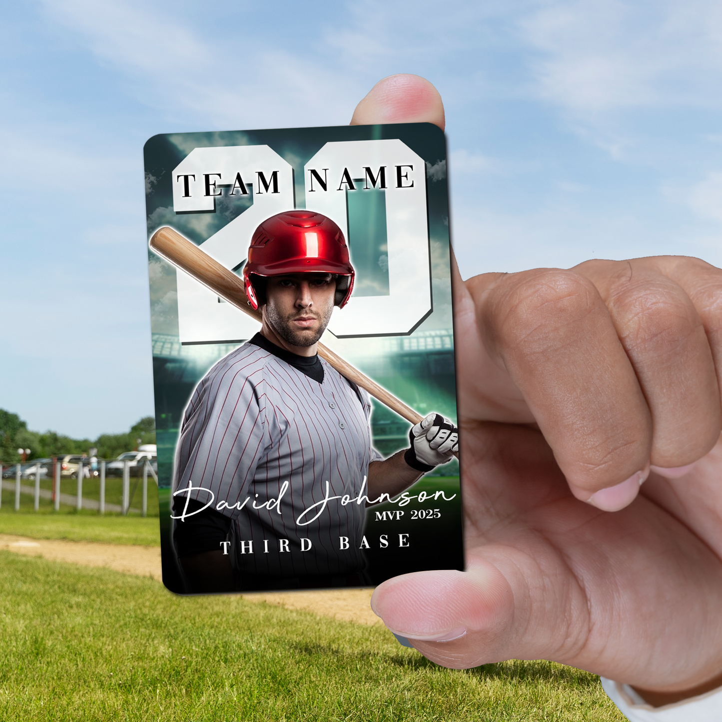 Custom Photo Baseball Card - Personalized "Pro Series" (Solo or Collage)