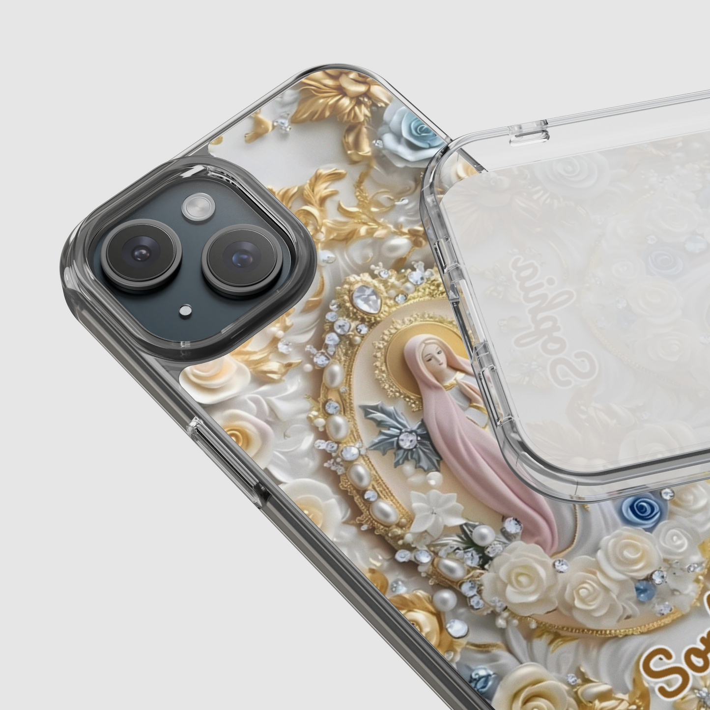 Our Lady of Grace Inspired Phone Case – Personalized with Custom Name
