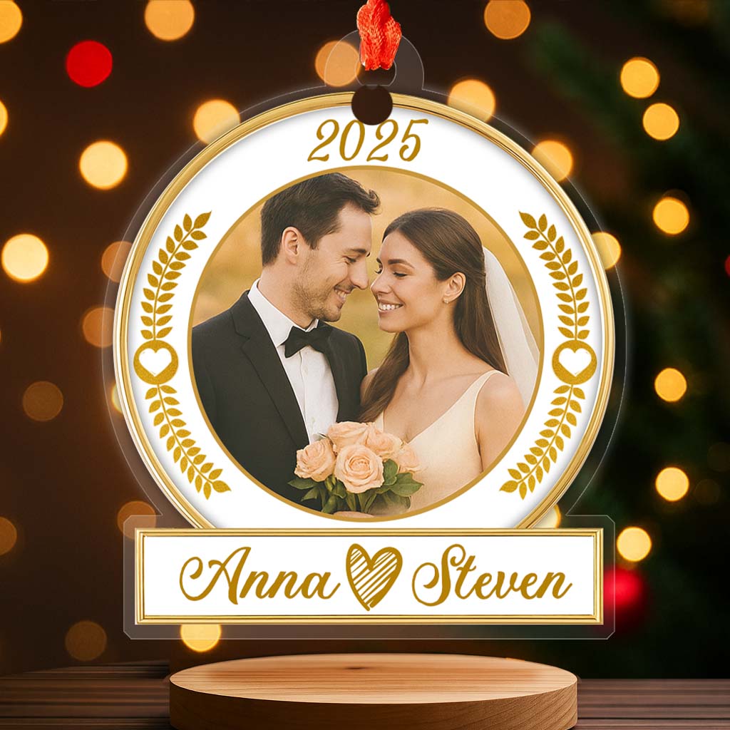 Our First Christmas - Personalized Custom Arylic Ornament