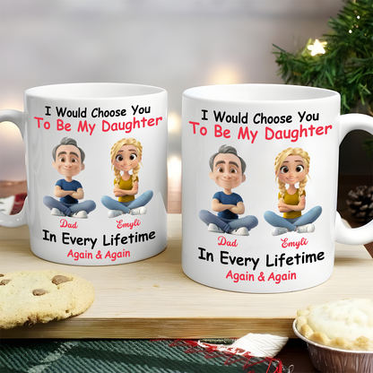 Personalized Custom Coffee Mug - Always Choose You