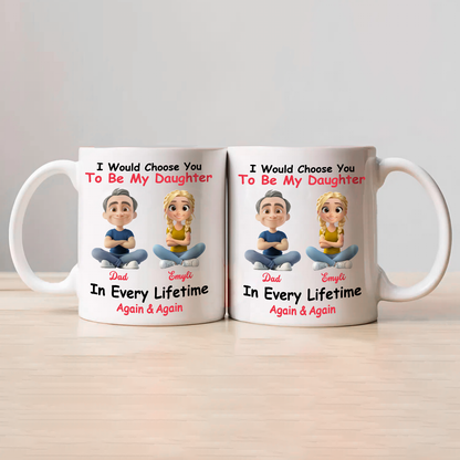 Personalized Custom Coffee Mug - Always Choose You