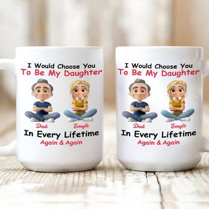 Personalized Custom Coffee Mug - Always Choose You