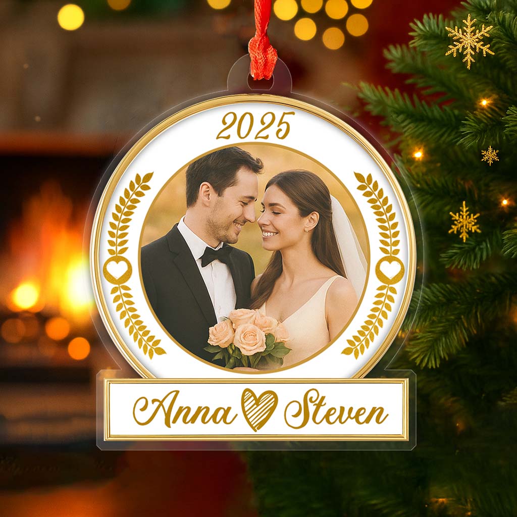 Our First Christmas - Personalized Custom Arylic Ornament