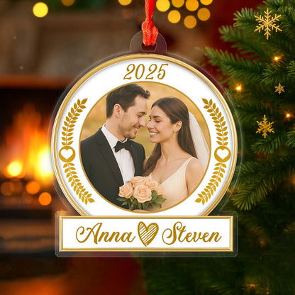 Our First Christmas - Personalized Custom Arylic Ornament