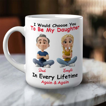 Personalized Custom Coffee Mug - Always Choose You