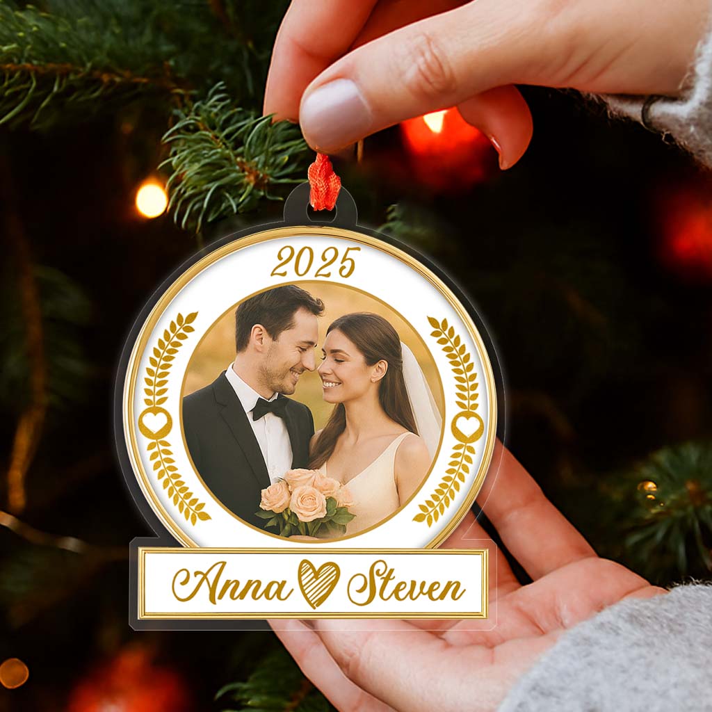 Our First Christmas - Personalized Custom Arylic Ornament