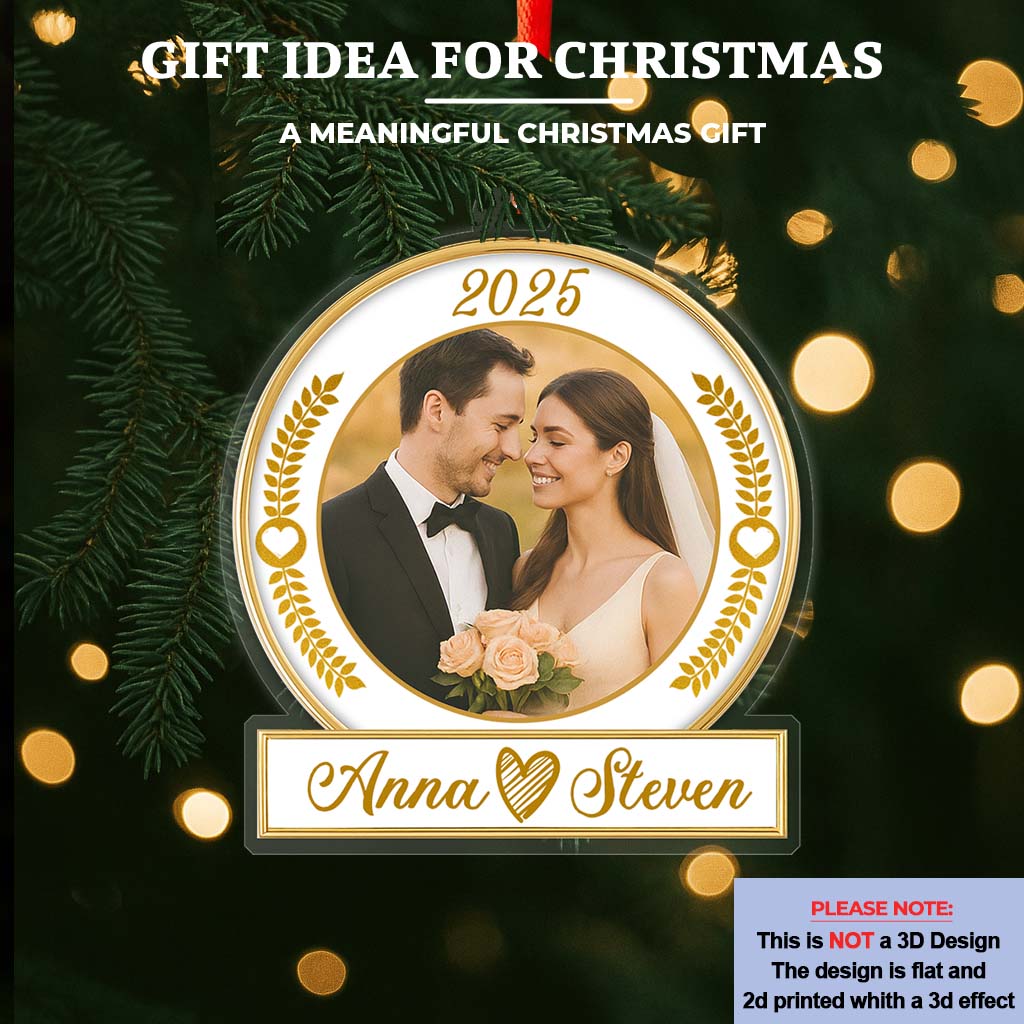 Our First Christmas - Personalized Custom Arylic Ornament