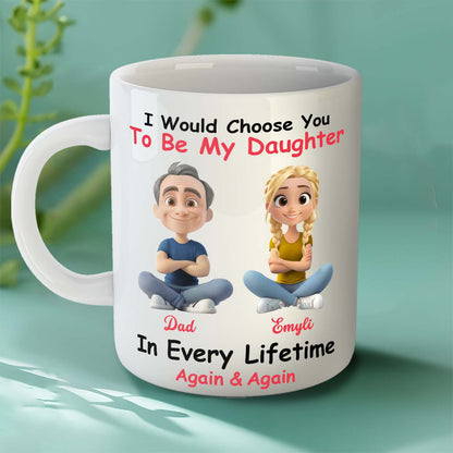 Personalized Custom Coffee Mug - Always Choose You