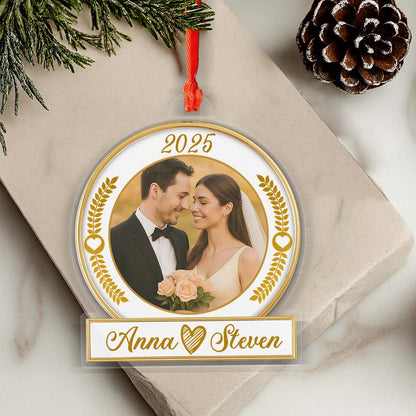 Our First Christmas - Personalized Custom Arylic Ornament