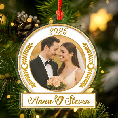 Our First Christmas - Personalized Custom Arylic Ornament