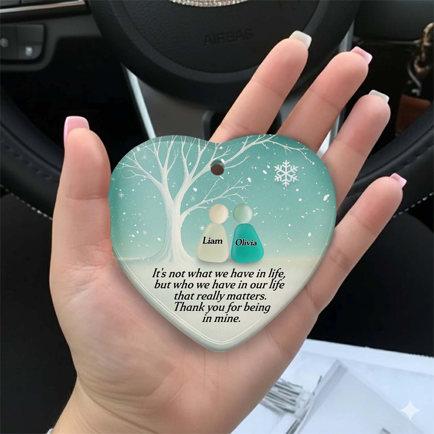 Sea Glass - Custom Ceramic Ornament