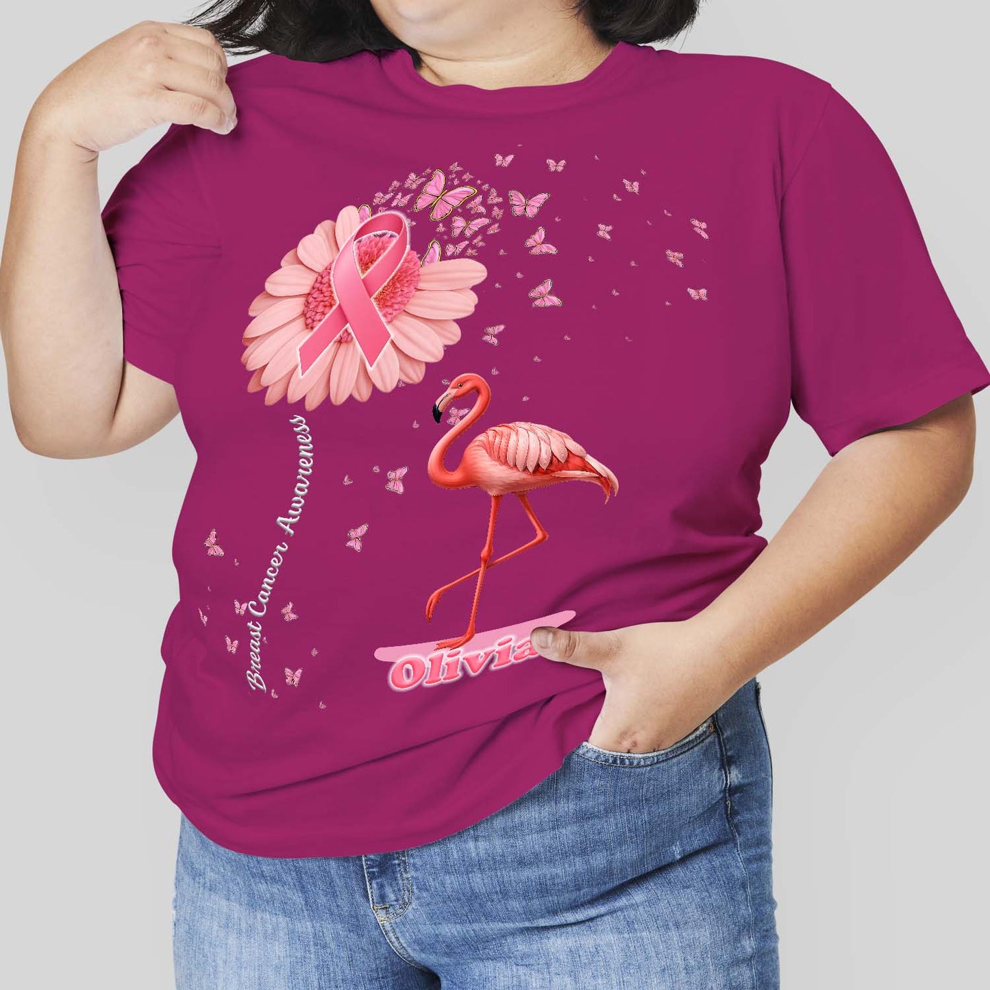 Personalized T-shirt – Breast Cancer Awareness