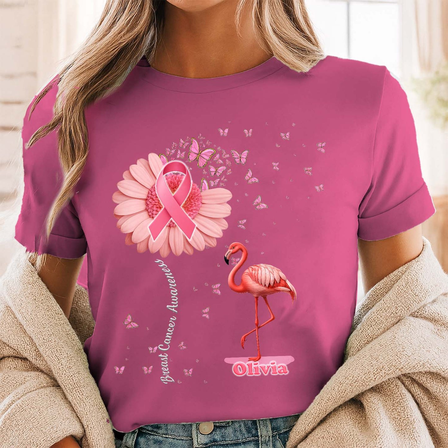 Personalized T-shirt – Breast Cancer Awareness
