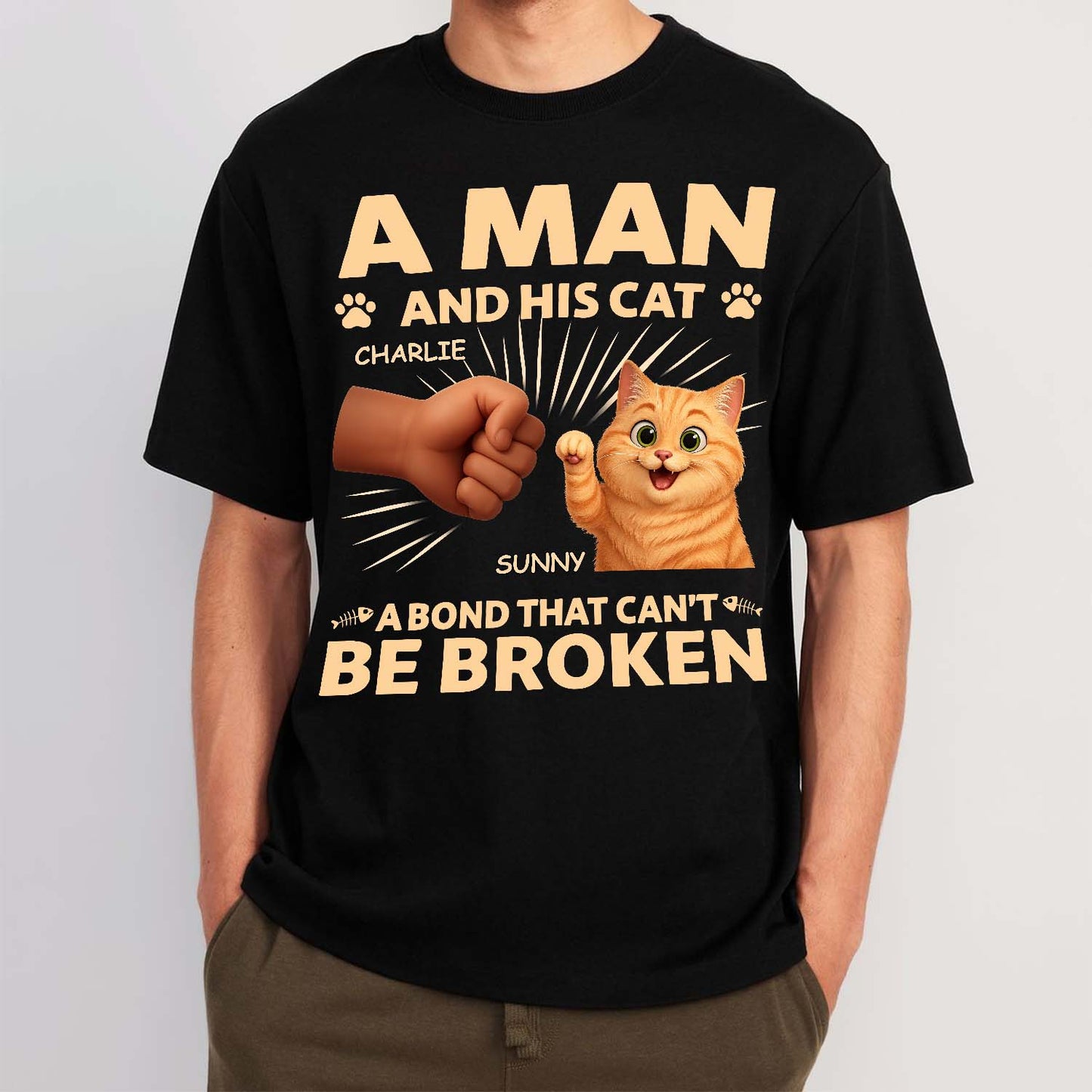 Custom Unisex T-shirt, Premium T-shirt, Hoodie - Personalized Birthday Gifts For Dog Cat Lovers, Dog Dad And Mom, Cat Owners - Forever My Feline Friend