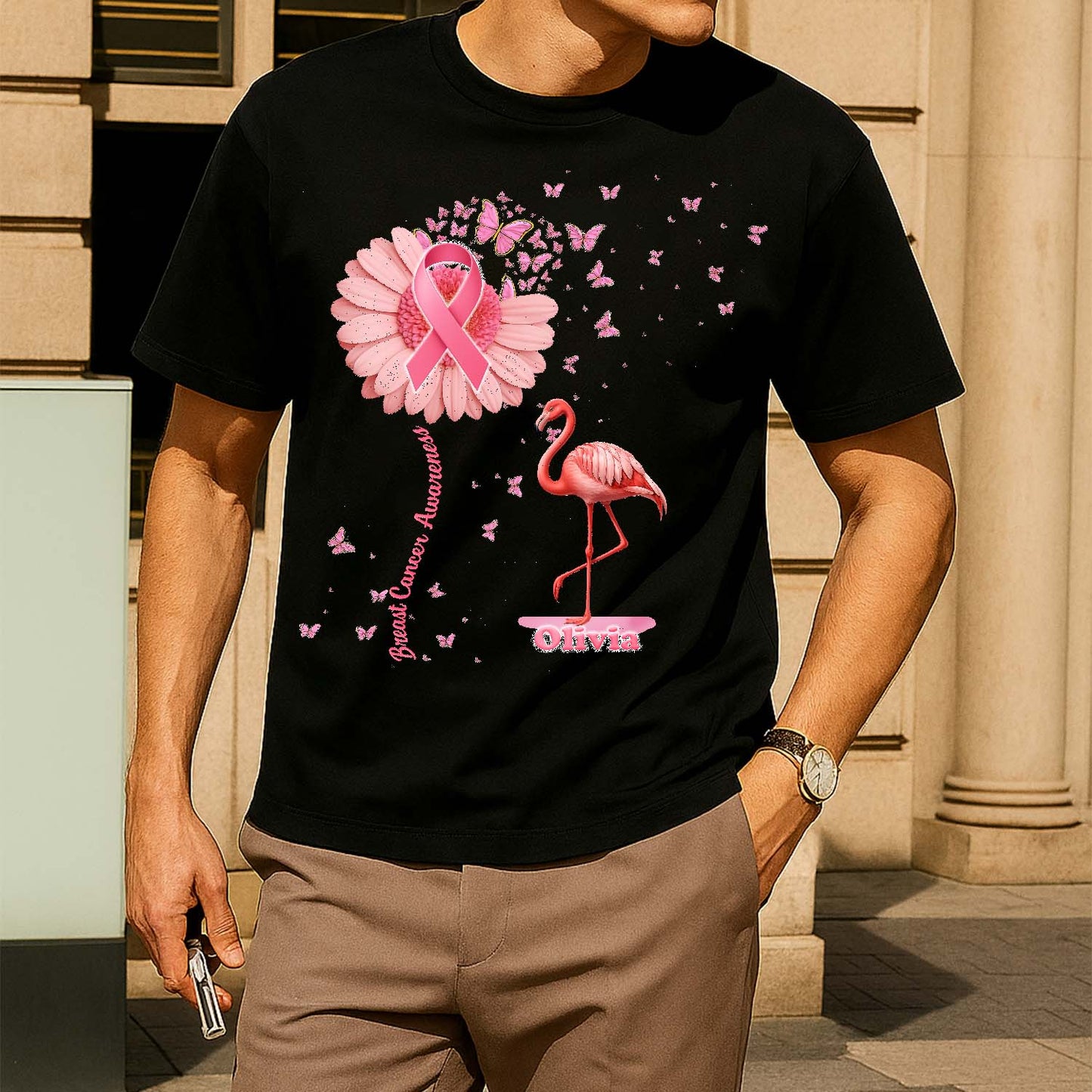 Personalized T-shirt – Breast Cancer Awareness