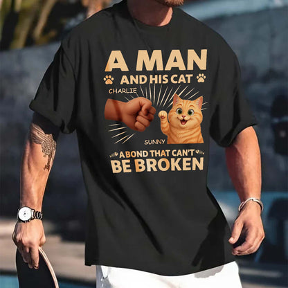 Custom Unisex T-shirt, Premium T-shirt, Hoodie - Personalized Birthday Gifts For Dog Cat Lovers, Dog Dad And Mom, Cat Owners - Forever My Feline Friend