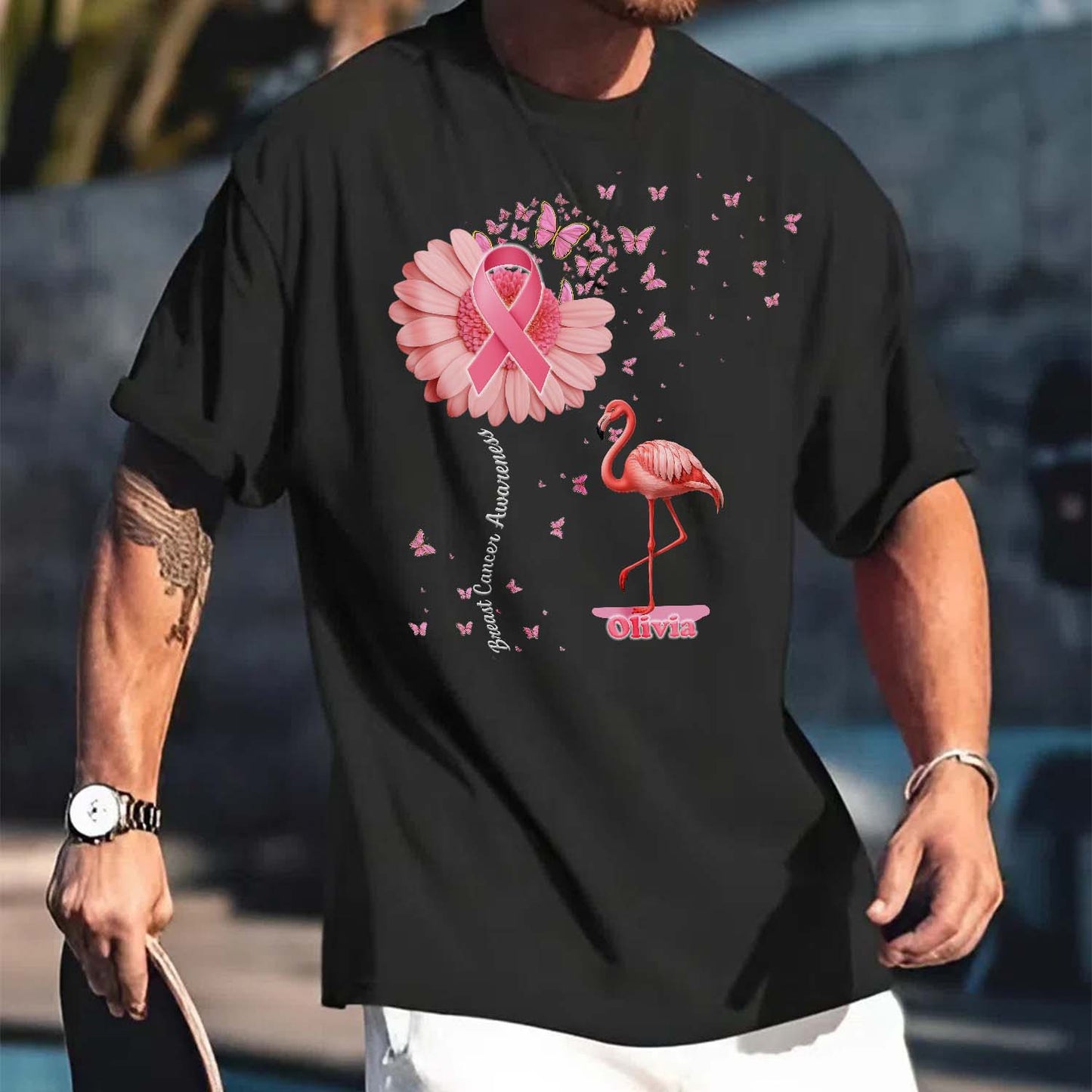 Personalized T-shirt – Breast Cancer Awareness