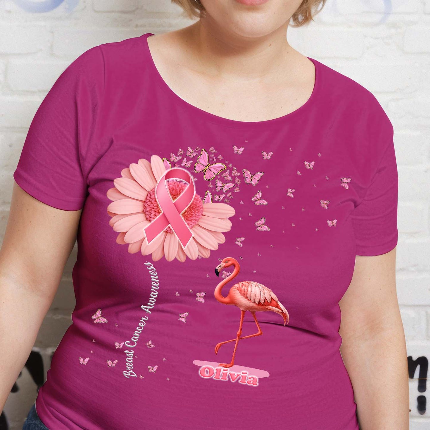 Personalized T-shirt – Breast Cancer Awareness