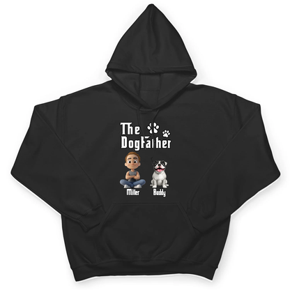 Cool Dog Father - Personalized Custom T-shirt