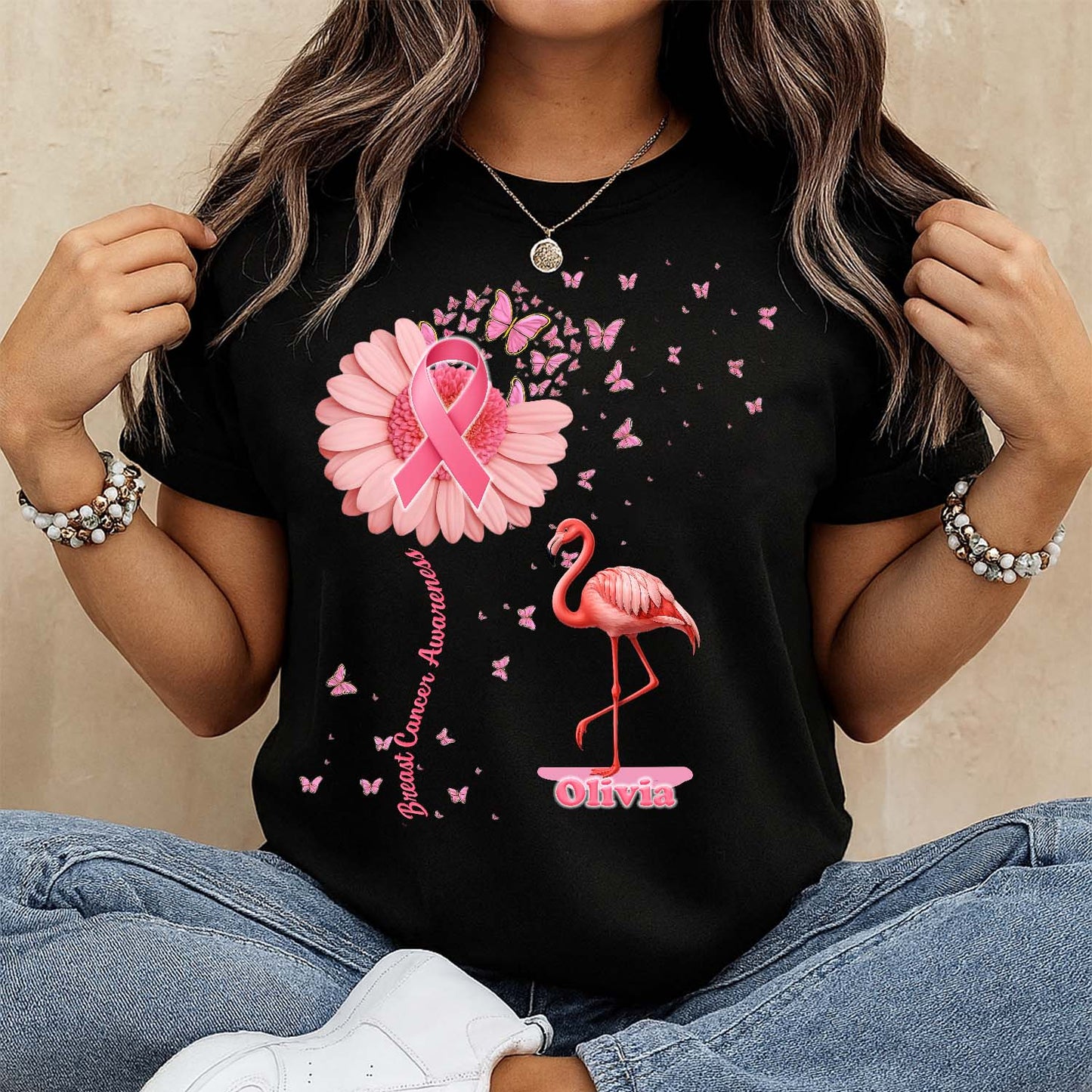 Personalized T-shirt – Breast Cancer Awareness