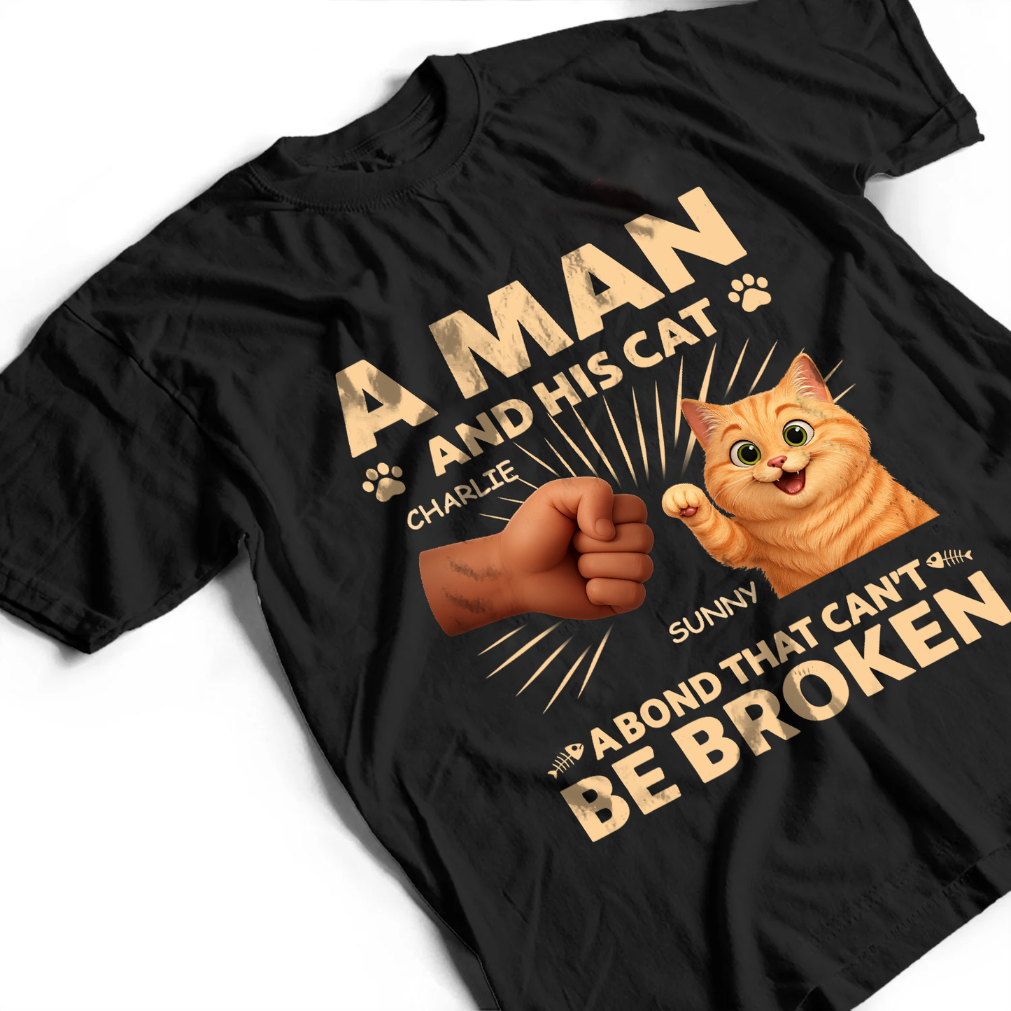 Custom Unisex T-shirt, Premium T-shirt, Hoodie - Personalized Birthday Gifts For Dog Cat Lovers, Dog Dad And Mom, Cat Owners - Forever My Feline Friend